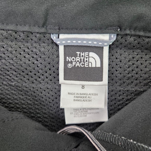 The North Face Flight Series Shorts Womens 8 Black Hiking Running Athletic Zip - Picture 6 of 10